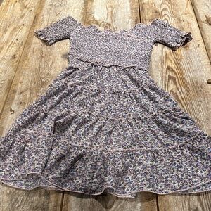 NanaMacs Purple Floral Mini Dress